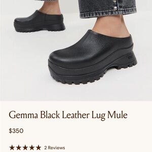 Loeffler Randall Black Gemma Mule Clogs